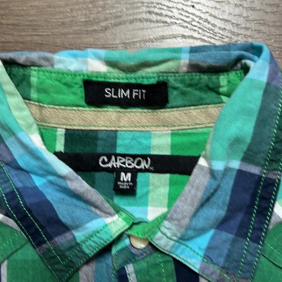 Men’s slim fit shirt carbon - Picture 2 of 2